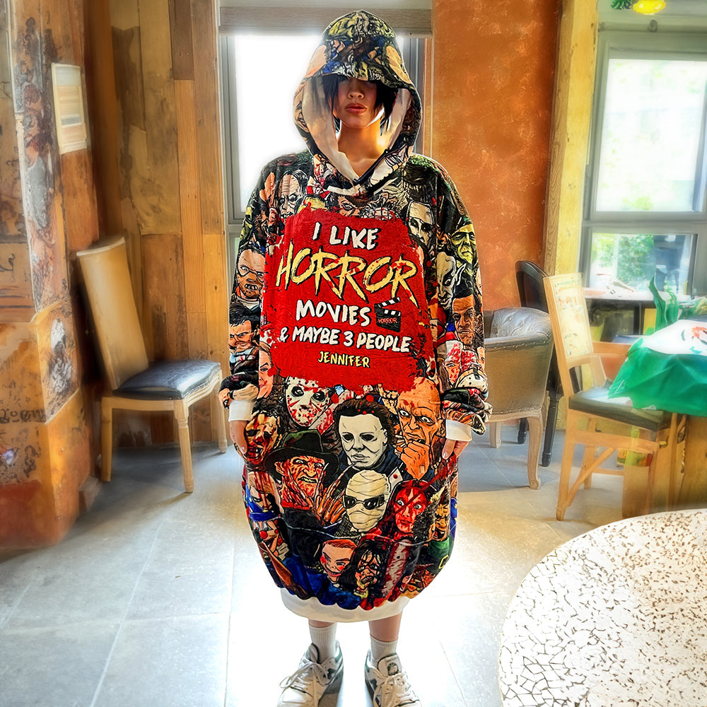 Horror 05HUDT170723 Oversized Hoodie, Gift For Horror Fans - AOP Products - GoDuckee