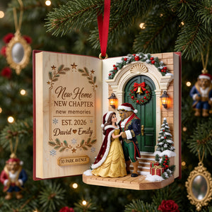 New Home Celebrate Ornament, Personalized Gifts For Newly Couple 07qhlu220926