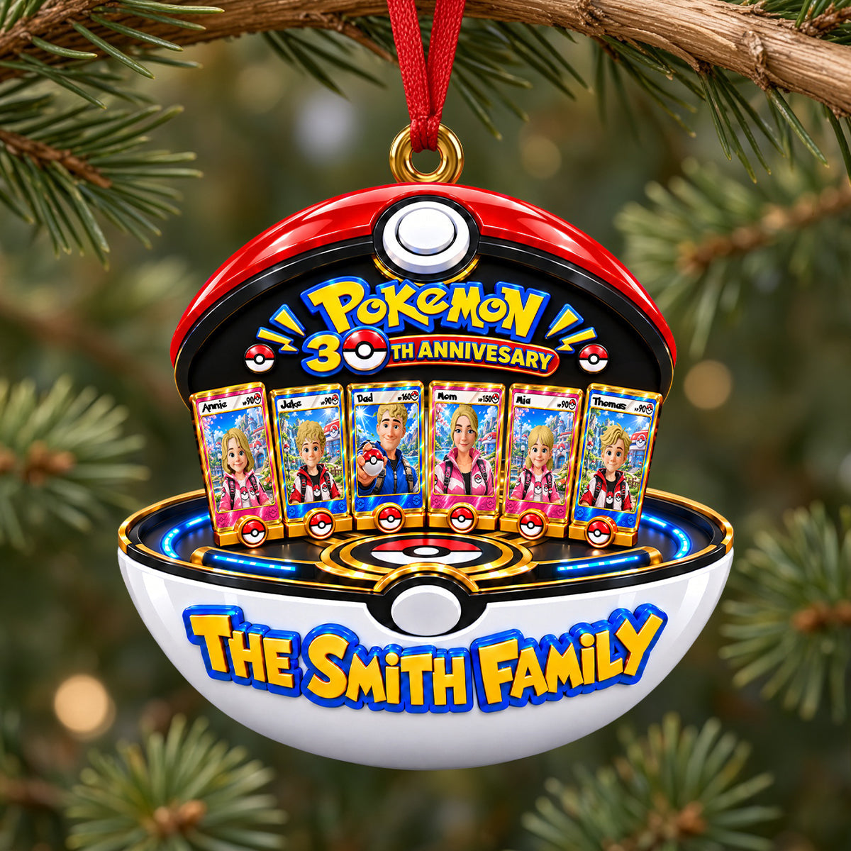 Family Adventure Training Acrylic Ornament - Personalized Christmas Gifts For Family 03ohdh250926