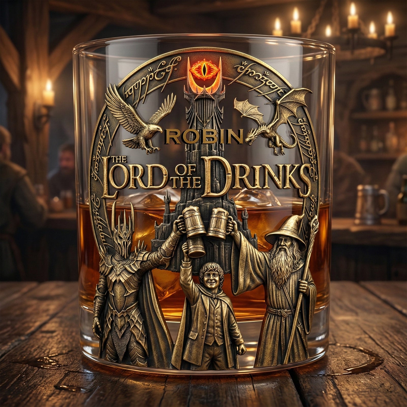 Drinking Master Drinking Glass, Personalized Gifts 03QHLU180326