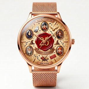 Legendary World Anniversary Mesh Strap Quartz - Personalized Gifts 05haqn010726