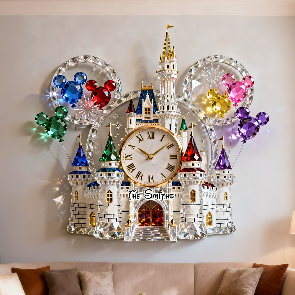 Lovely Hanging Wall Clock - Personalized Gifts For Family 03natn271225