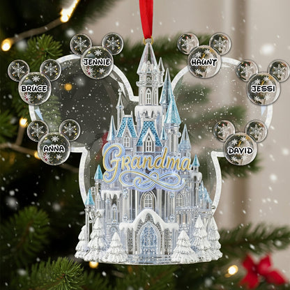 Winter Wonderland Grandma Ornament - Personalized Christmas Gifts For Grandma 05TGLU290825