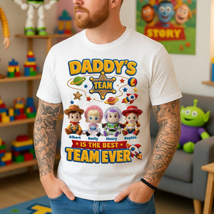The Best Team Ever Shirt  - Personalized Gifts For Dad 01paqn160526