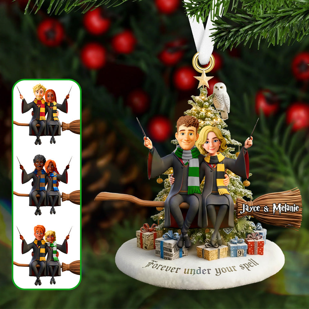 Fans Couple Ornament - Personalized Gifts For Couple Christmas Ornament 02OHMG110925