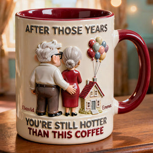 Funny Old Couple Accent Mug - Personalized Gifts For Couple 04PGDT030226