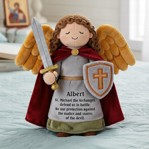 Angel of Protection Pillow – Personalized Gifts For Christians 04naqn301225 - Pillow - GoDuckee