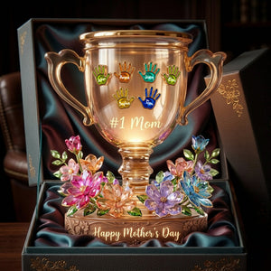 Mother's Day Trophy Acrylic Light Box - Personalized Gifts For Mom 02palu220426
