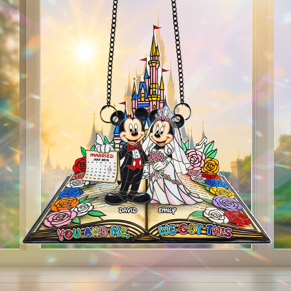 Couple suncatcher  - Personalized Gifts For Married Couple 01OHPU140725