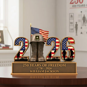 Veteran 2026 Acrylic Plaque - Personalized Gifts For Military Plaque 03OHMG131025