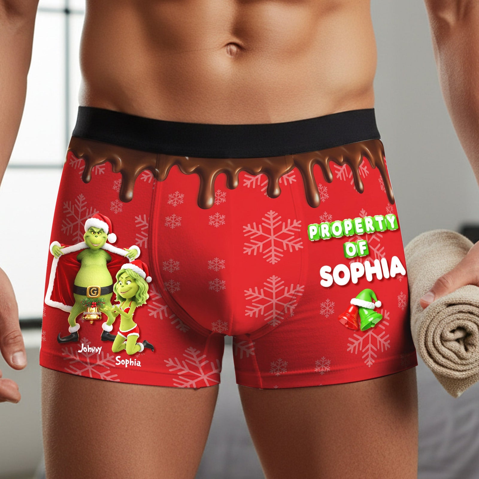 Personalized Christmas Gifts For Him Men's Boxers 03ohmg141025