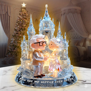 Shimmering Fairytail Couple Acrylic Light Box, Personalized Gifts For Couple  02QHLU301025