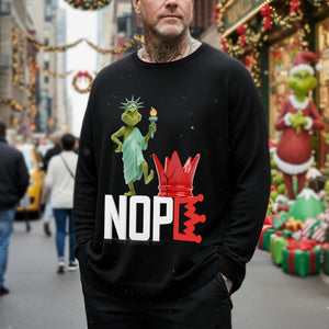 Nope Green Monster Freedom Shirt - Gifts For Christmas Shirt 03TOLU231025