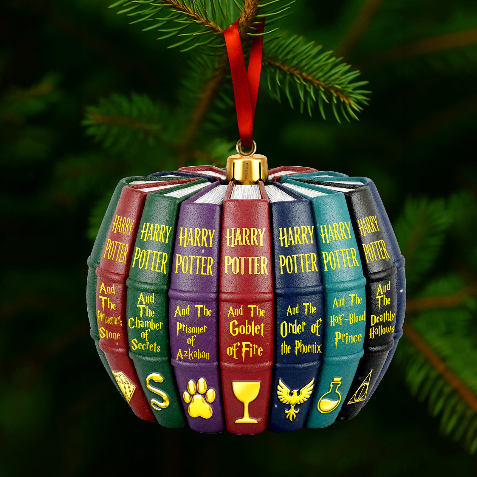 Book Series Acrylic Ornament - Christmas Gifts For Book Lover 04HYLU151125