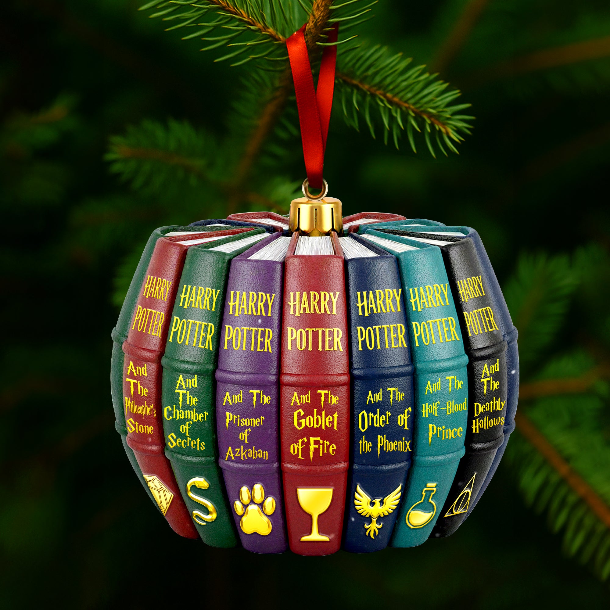 Book Series Acrylic Ornament - Christmas Gifts For Book Lover 04HYLU151125