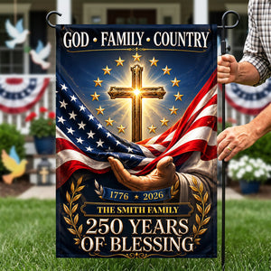 Celebrate America 250th Anniversary Garden Flag - Personalized Gifts For Family 03tota100626