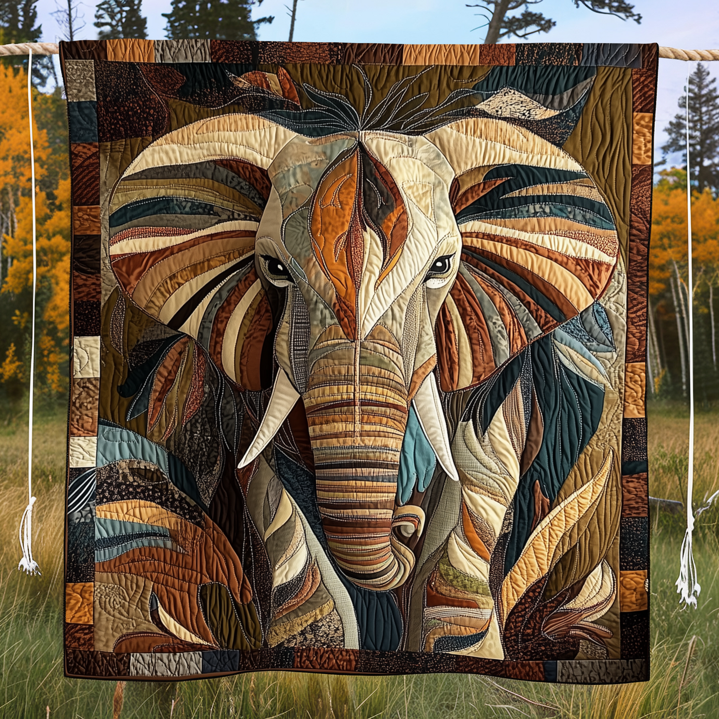 Midnight Wanderer Quilted Blanket 01acxn110425