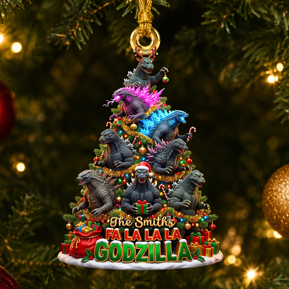 Giant Monster Christmas Ornament - Personalized Gifts For Family 07nadh290826