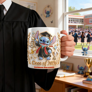 Lovely Alien Celebrate Graduation Coffee Mug - Personalized Gifts For Graduates 03nadt210426