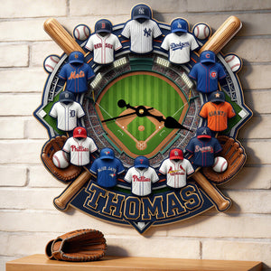 Personalized Gifts For Sport Lovers Acrylic Hanging Wall Clock 01hudt200326