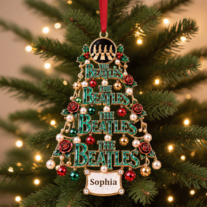 The Beatles Christmas Tree Acrylic Ornament - Personalized Gifts For Music Lovers 06NATN151026