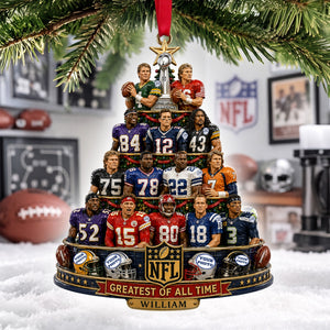 Legends Beyond Gridiron Christmas Ornament, Personalized Gifts For Sport Lovers 02qhlu310826
