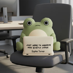 Frog Coworker Pillow Personalized Gifts For Coworker 07KIDT201125