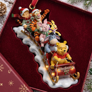 Jolly Snow Ride Acrylic Ornament, Personalized Gifts For Christmas 03qhta040926