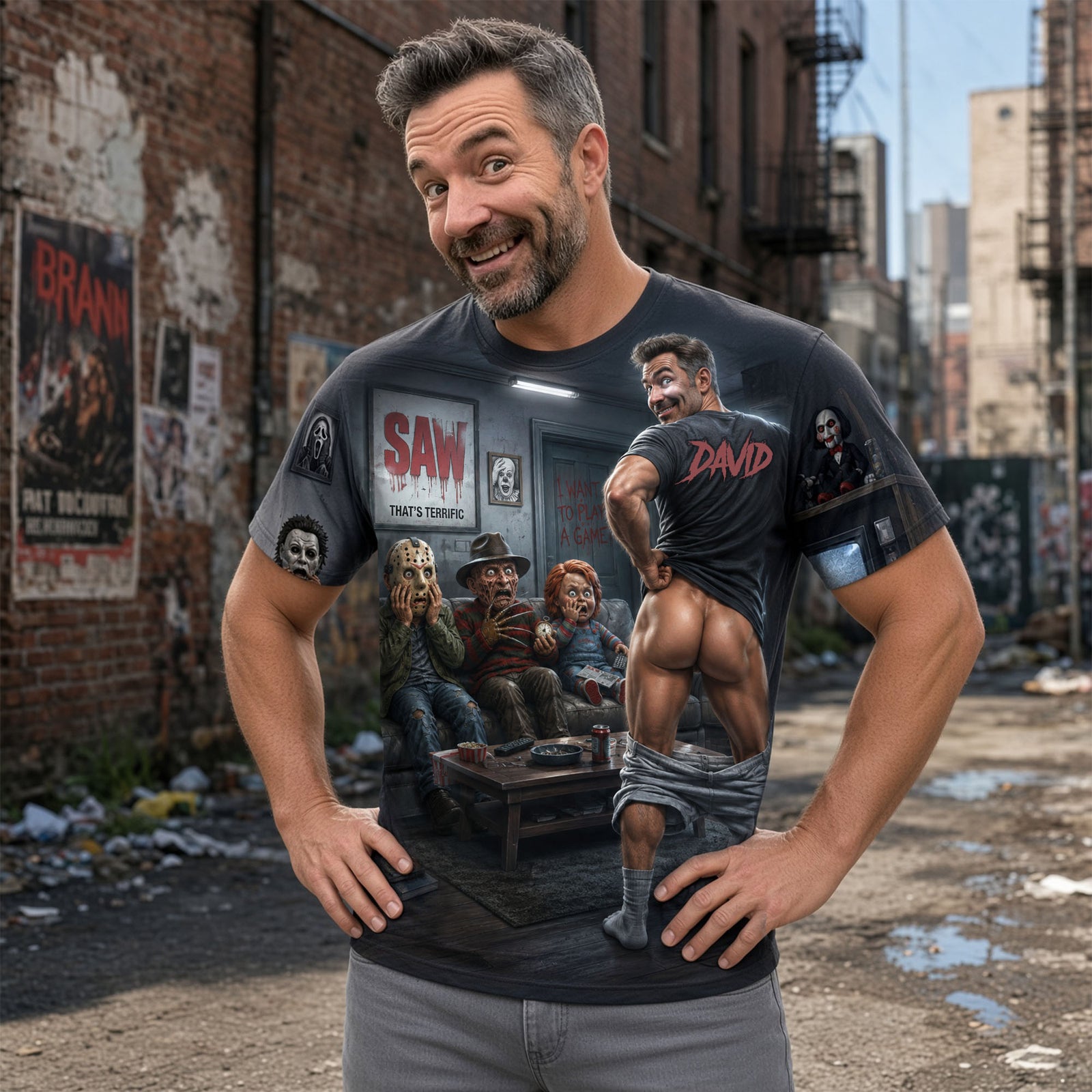 Custom Photo Fun Jaw-dropping 3D Shirt, Custom Photo Gifts 02qhlu120826