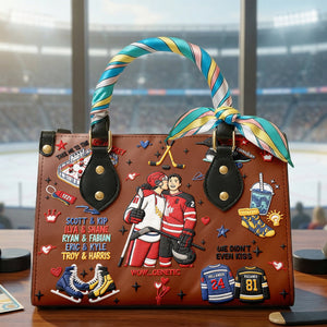 Winter Sports Love Leather Bag - Personalized Gift For Sport Lovers 05NAQN270126
