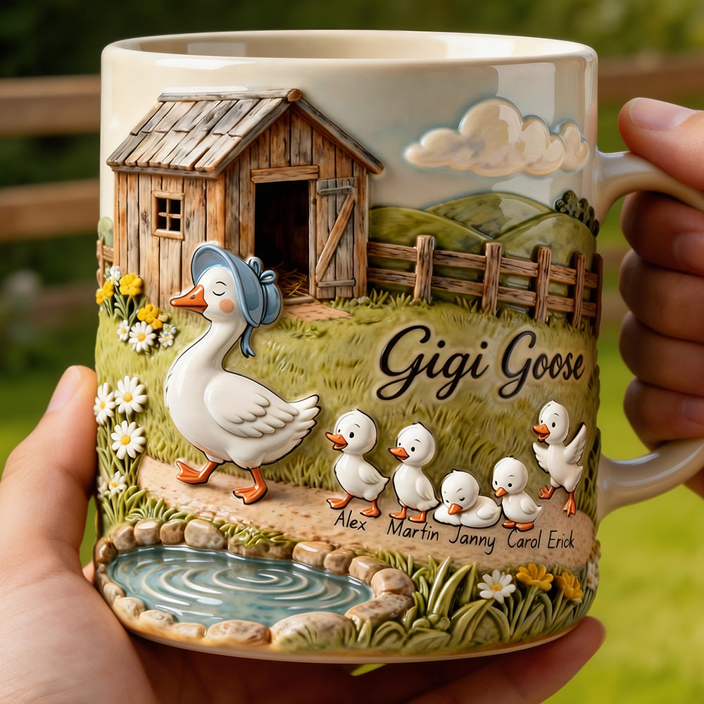 Nanna Goose Coffee Mug - Personalized Mother's Day Gifts 04NADT280226