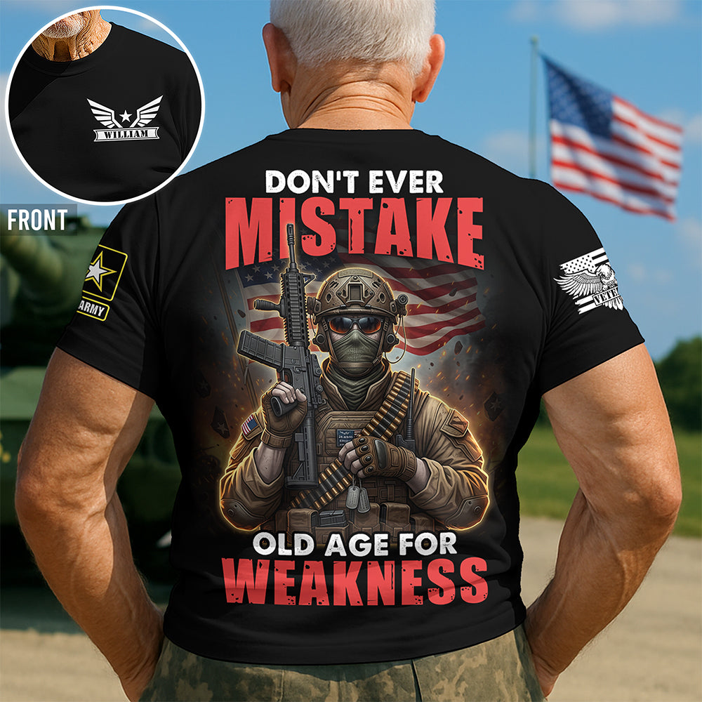 Old Warrior 3D Shirt – Personalized Gifts For Veteran 01huqn210725