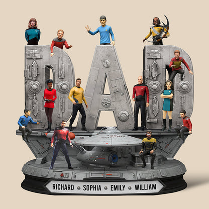 Galaxy Troop Plaque - Personalized Gifts For Dad 04qhqn130525-Homacus