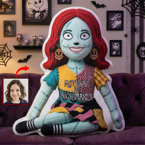 Custom Photo Spooky Pillow  - Personalized Gifts For Mother 05ohqn240326