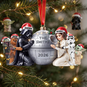 Sci-Fi Family Christmas Ornament - Personalized Gifts For Family 01tyta040926