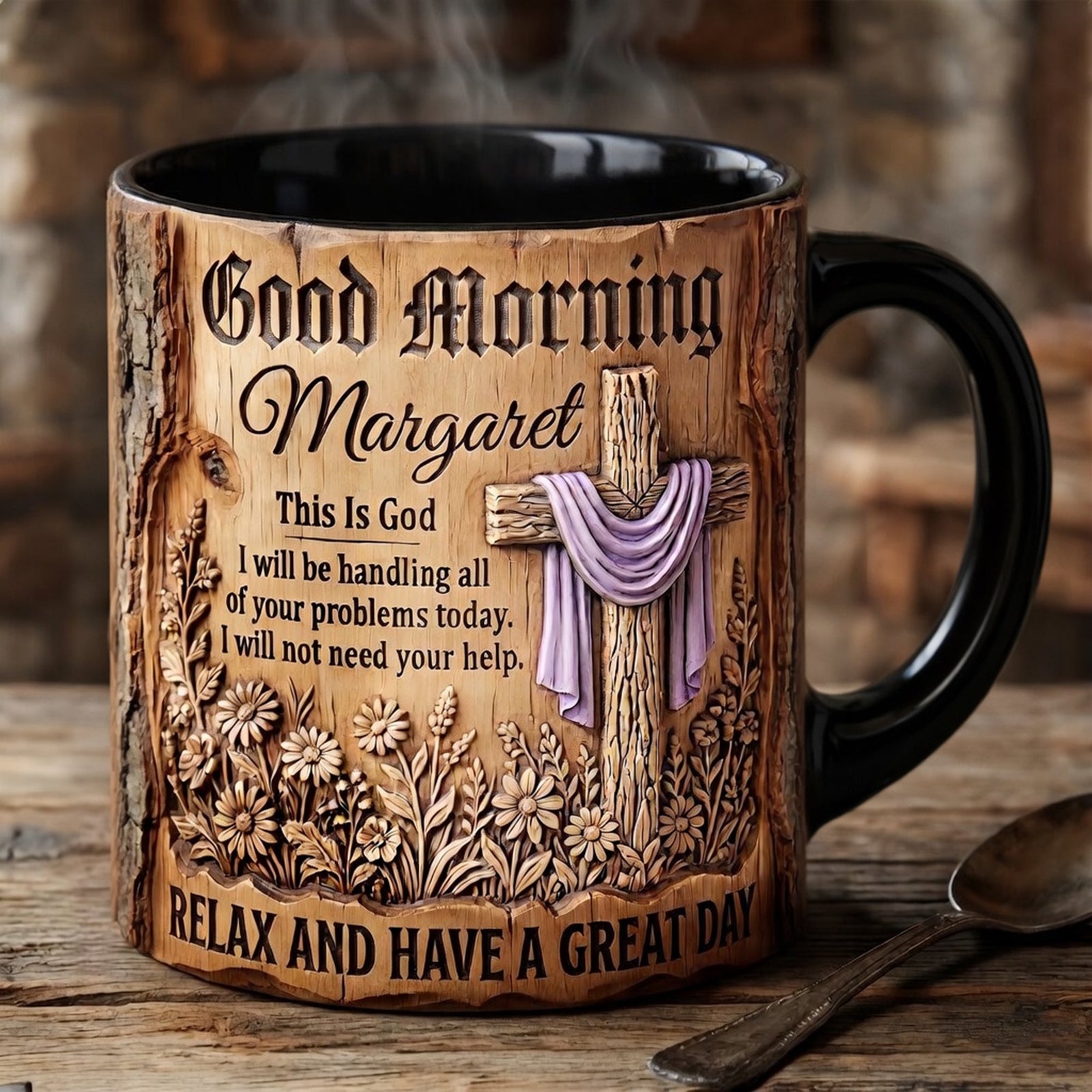 God Morning Religious Coffee Mug - Personalized Gifts For Christian Coffee Mug 04PALU180326