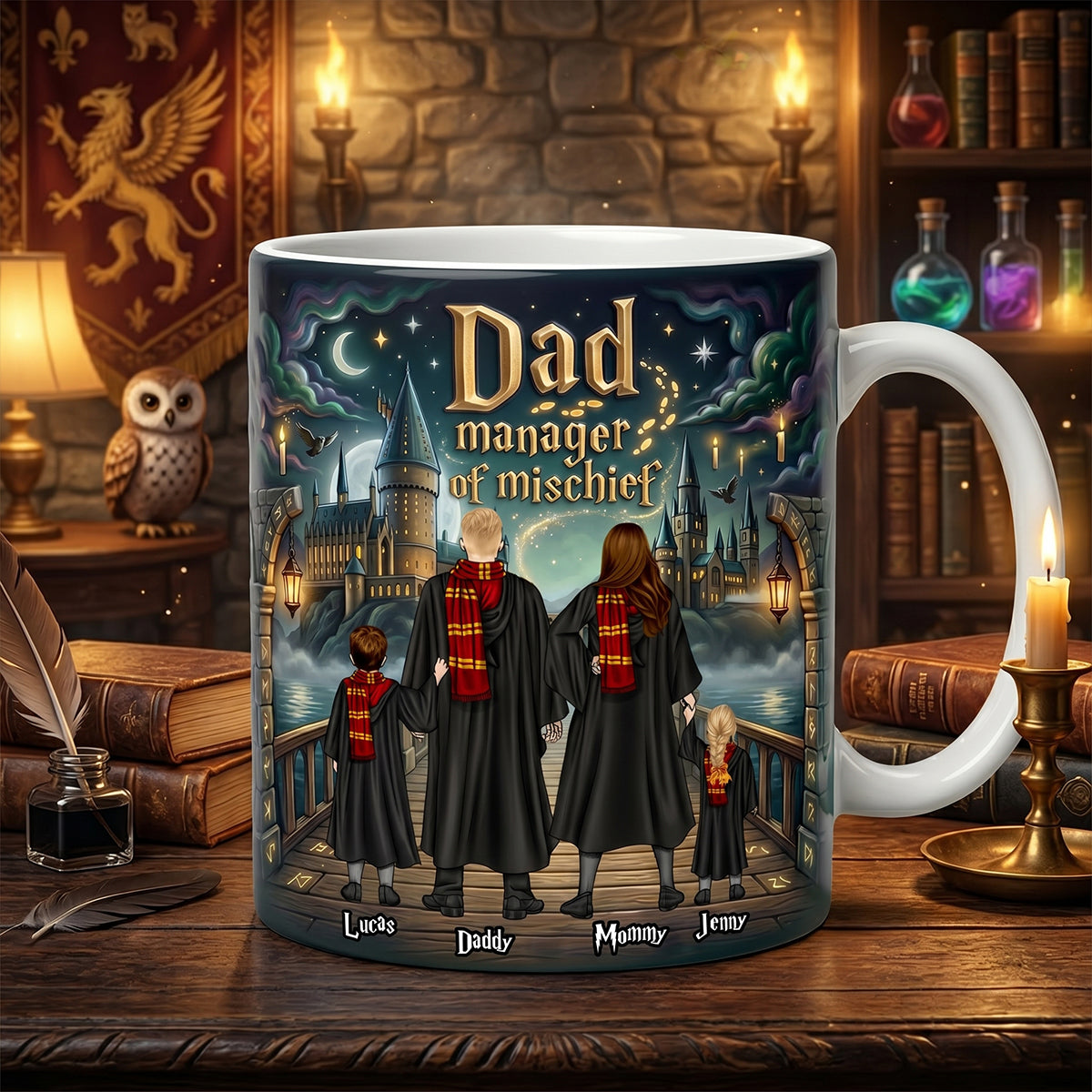 Fantasy Family Coffee Mug - Personalized Gifts For Dads 03natn080526