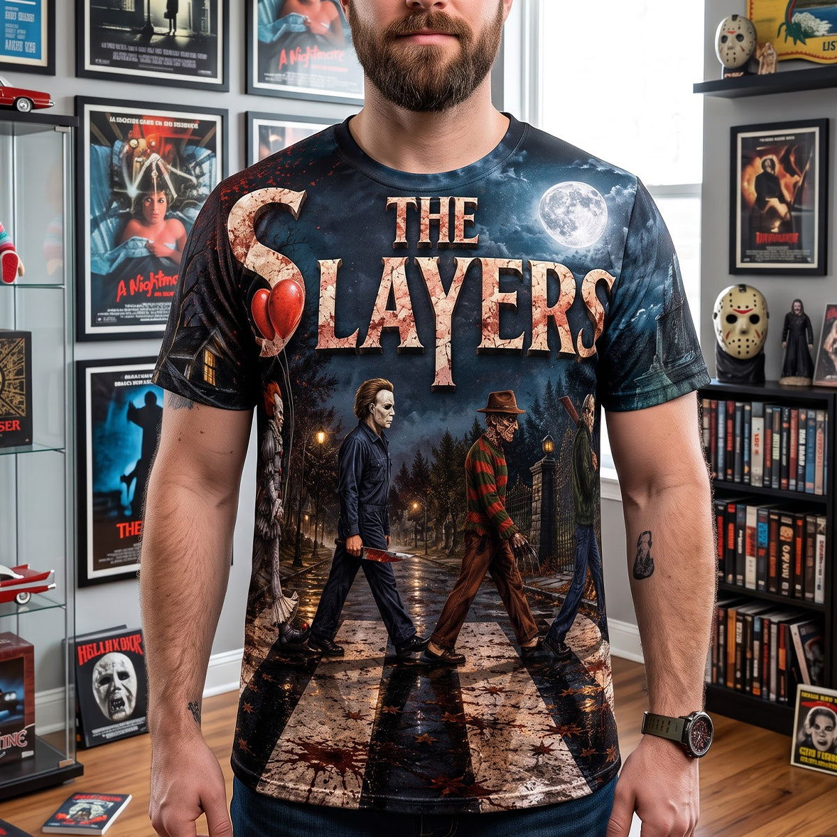 The Slayers 3D Shirt - Personalized Gifts For Horror Lovers 02natn290726