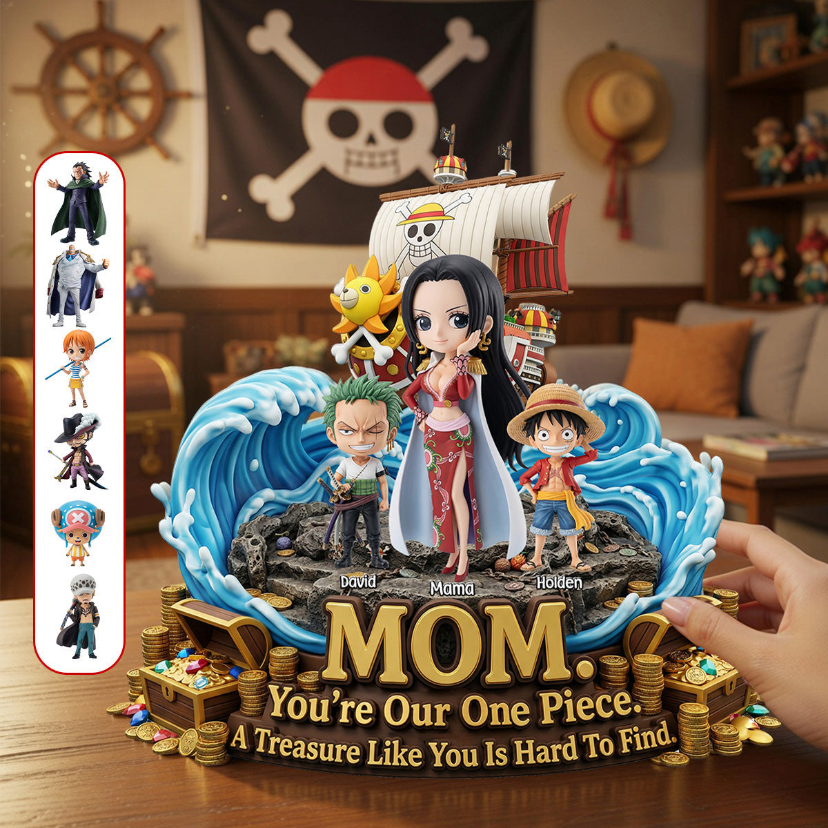 Sea Adventure Mom Acrylic Plaque - Personalized Gifts For Mother's Day Plaque 041HUMG250326