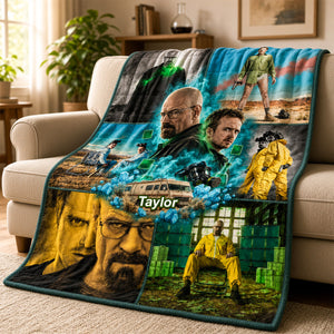 Chemistry Crime Blanket - Personalized Gifts For Couple 04nadh051026