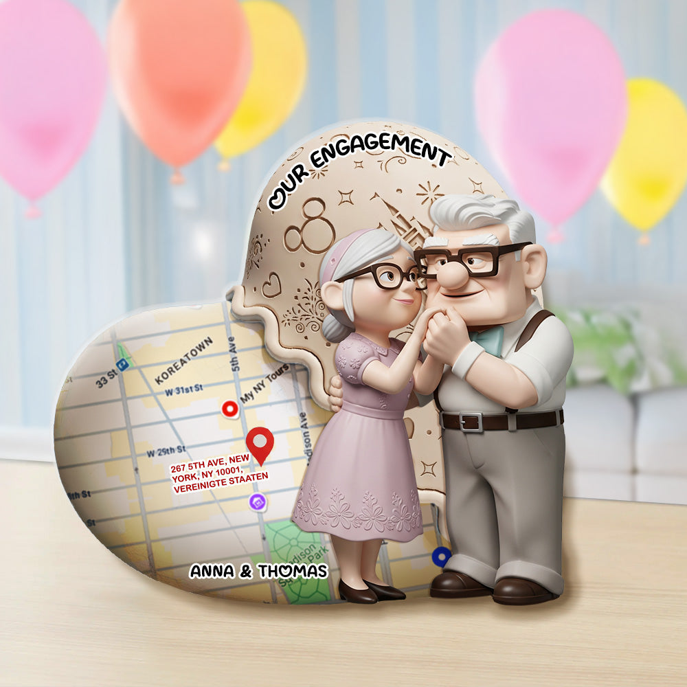 Old Couple Plaque - Personalized Gifts For Couple 01ohmg170725 - Shaped Plaques - GoDuckee