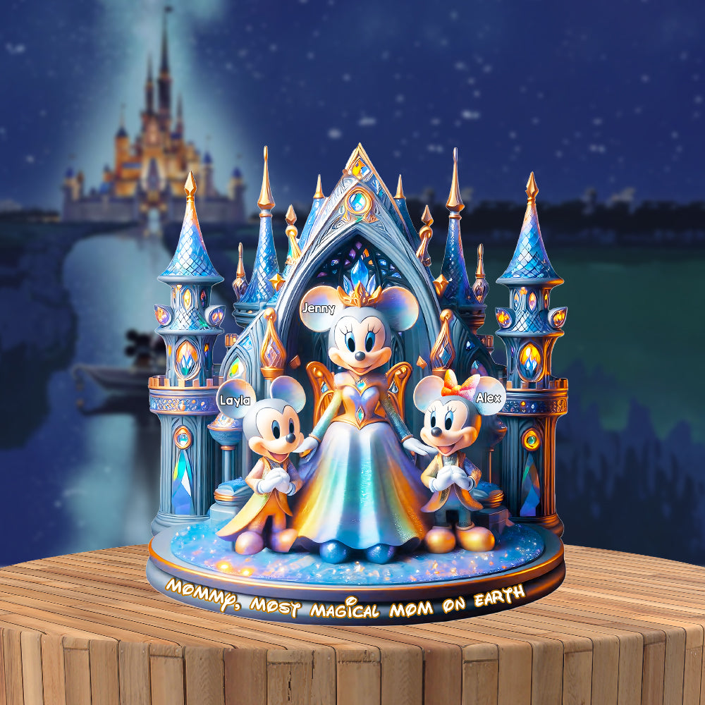 Personalized Gifts For Magical Mom Acrylic Plaque, Most Magical Mom On The Earth-Homacus