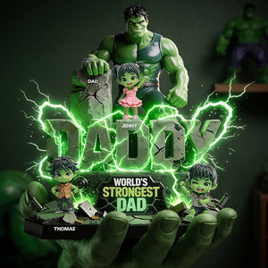 Green Giant Dad Acrylic Plaque - Personalized Gifts For Dad 05todt210526