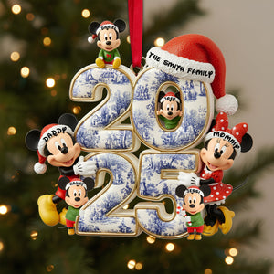 Adorable Family Christmas Acrylic Ornament - Personalized Gifts For Family 03TOLU300925