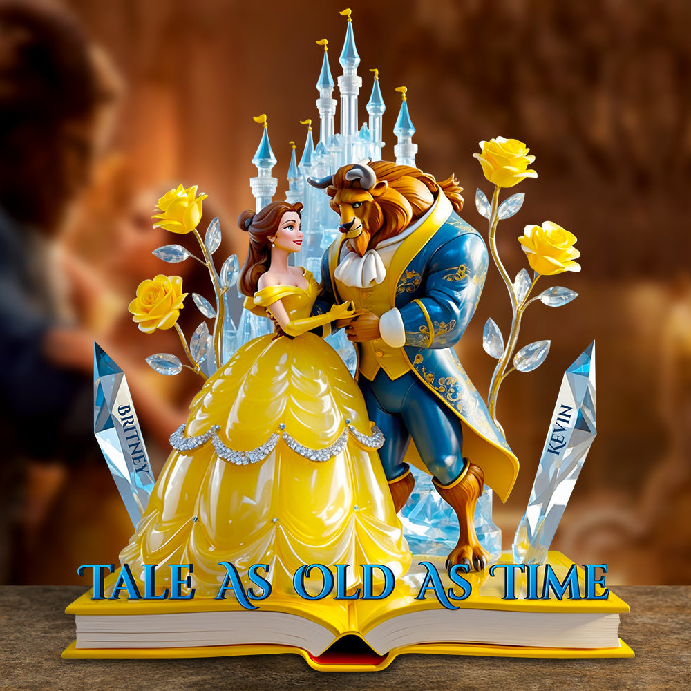 Adorable Couple Acrylic Plaque - Personalized Gifts For Couple 02XQDT010525 - Shaped Plaques - GoDuckee