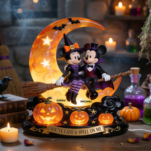 Couple Halloween Acrylic Light Box Personalized Gifts For Couple 06PGDT010826