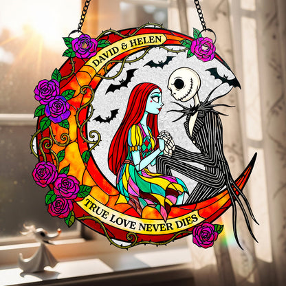 True Love Suncatcher Ornament Personalized Gifts For Couple 04HUDT120825