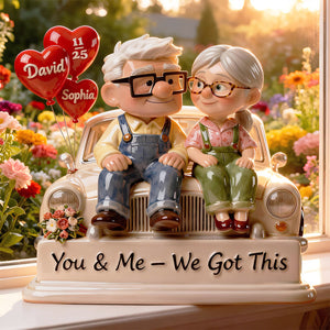 Old Couple Acrylic Plaque - Personalized Gifts For Couple 01TODT190126