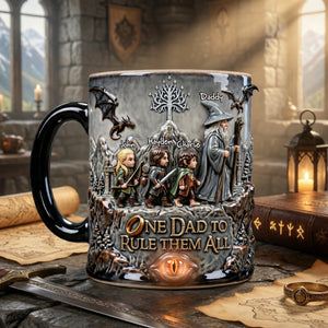 Fantasy Squad Dad Magic Mug - Personalized Gifts For Dads 06QHLU070526