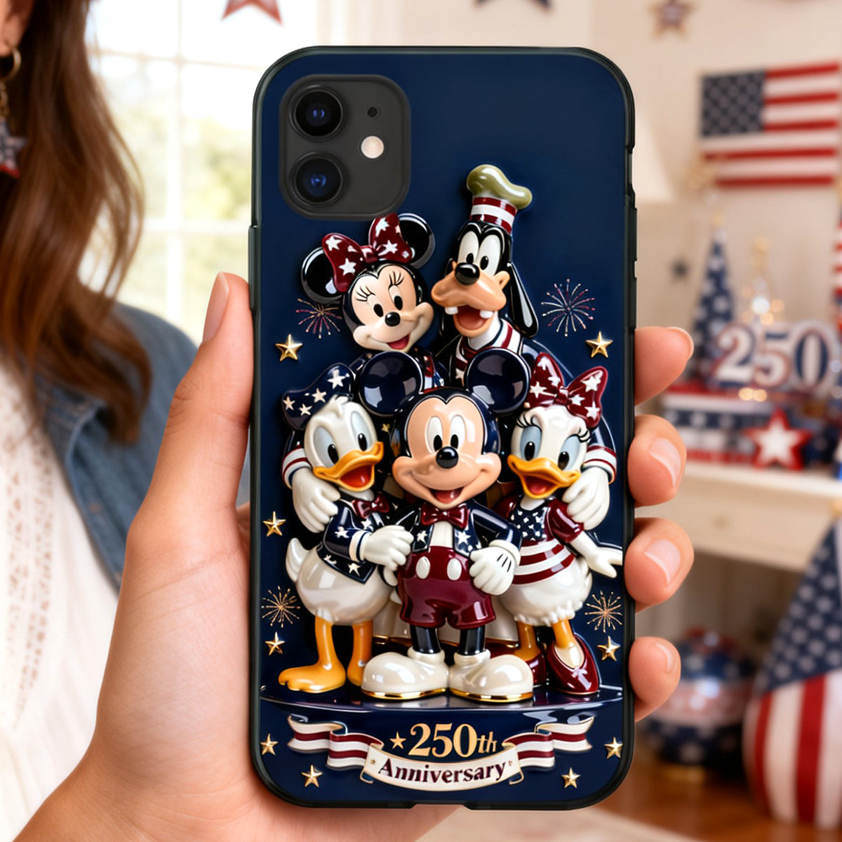 USA 250th Anniversary Phone Case Personalized Gifts 02pgtn110226